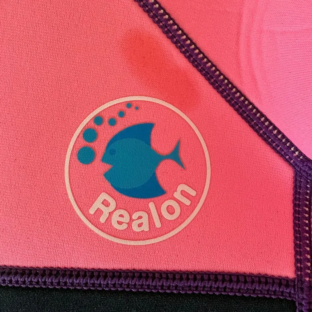 REALON Girls 2mm Neoprene Full Wetsuit Diving Surfing Swim Long Sleeve Kids XXL